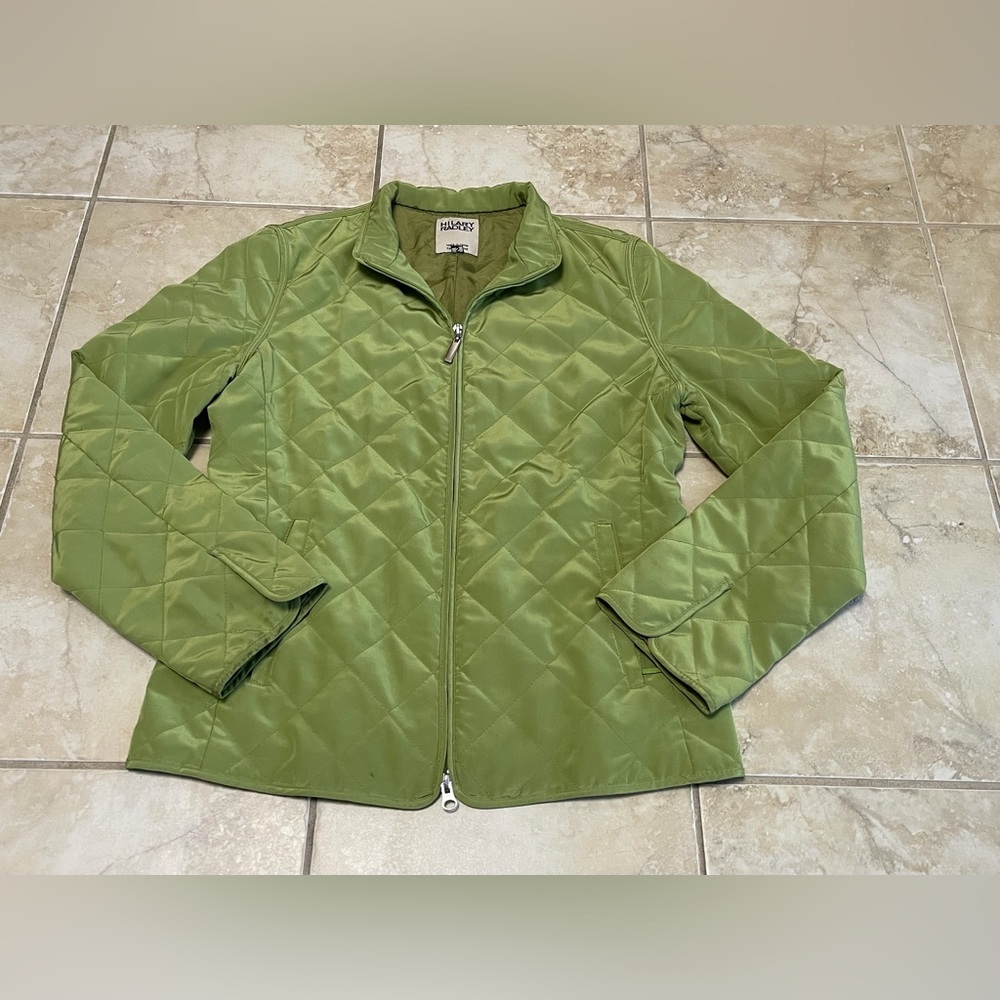 hilary radley Woman , Size S long sleeve jacket Green  beautiful design, used